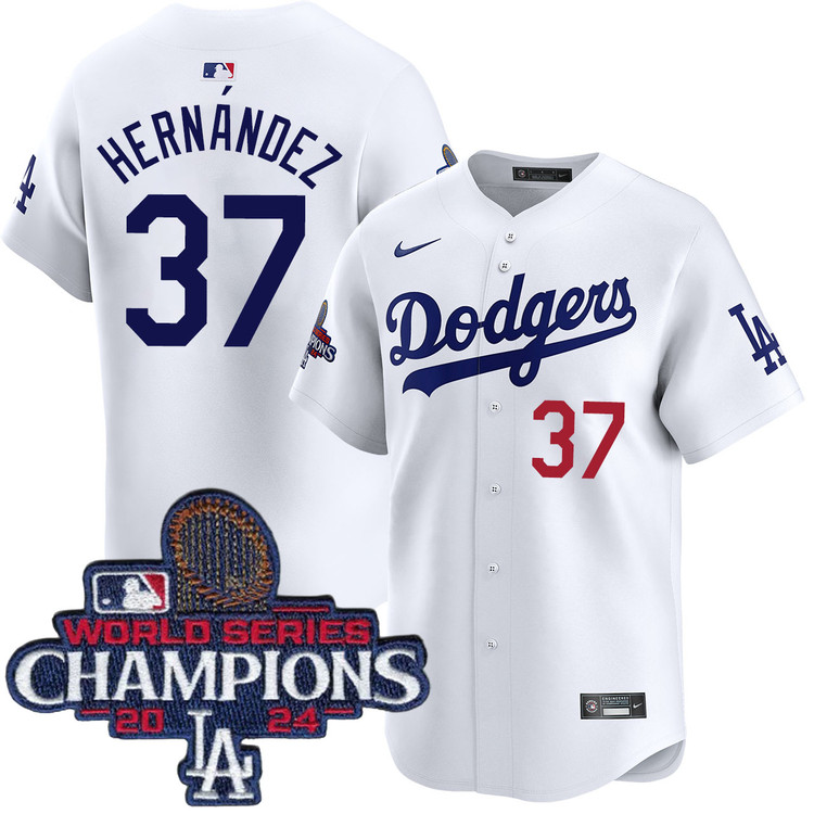 Teoscar Hernandez Los Angeles Dodgers Home Limited World Series Champions Jersey
