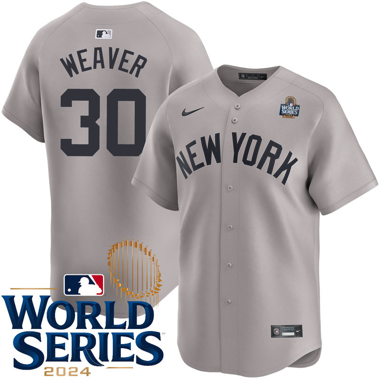 Luke Weaver New York Yankees Road Limited World Series Jersey
