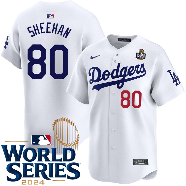 Emmet Sheehan Los Angeles Dodgers Youth Home Limited World Series Jersey