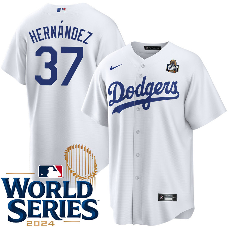 Teoscar Hernandez Los Angeles Dodgers Home World Series Jersey