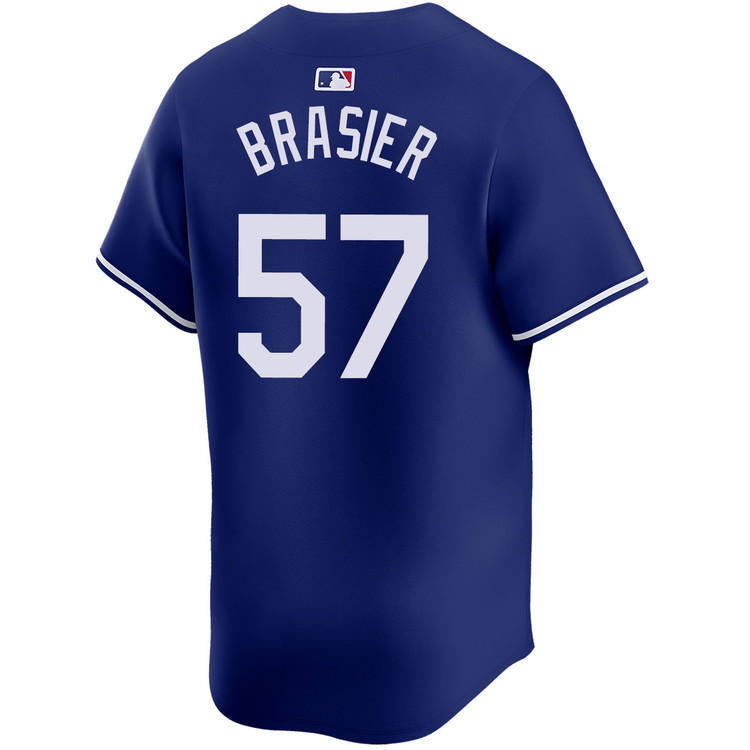 Ryan Brasier Los Angeles Dodgers Alternate Royal Limited World Series Jersey