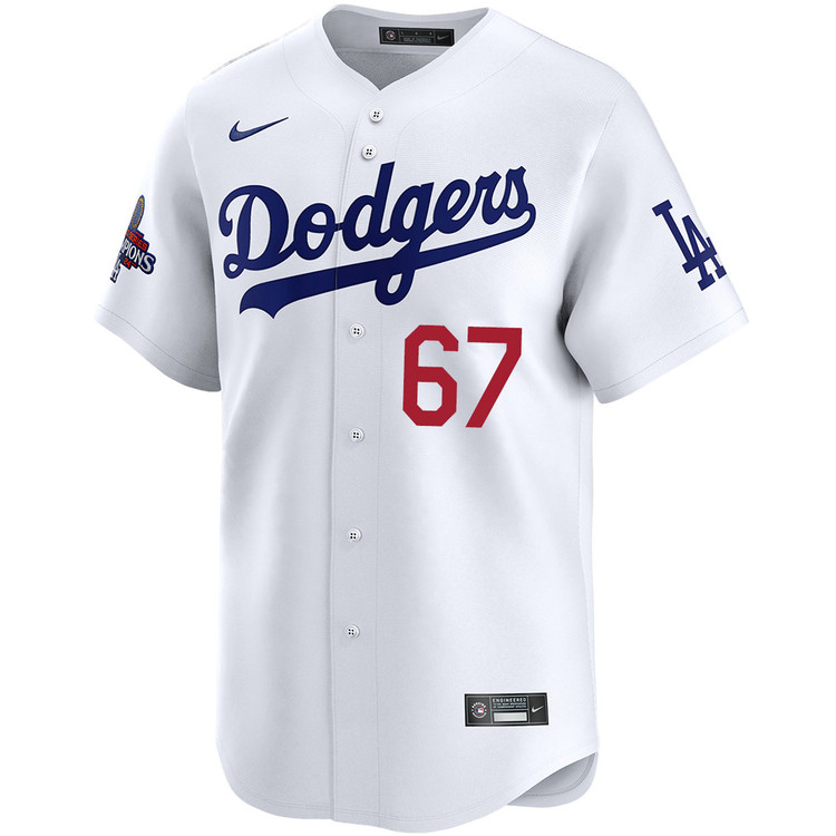 Hunter Feduccia Los Angeles Dodgers Youth Home Limited World Series Champions Jersey