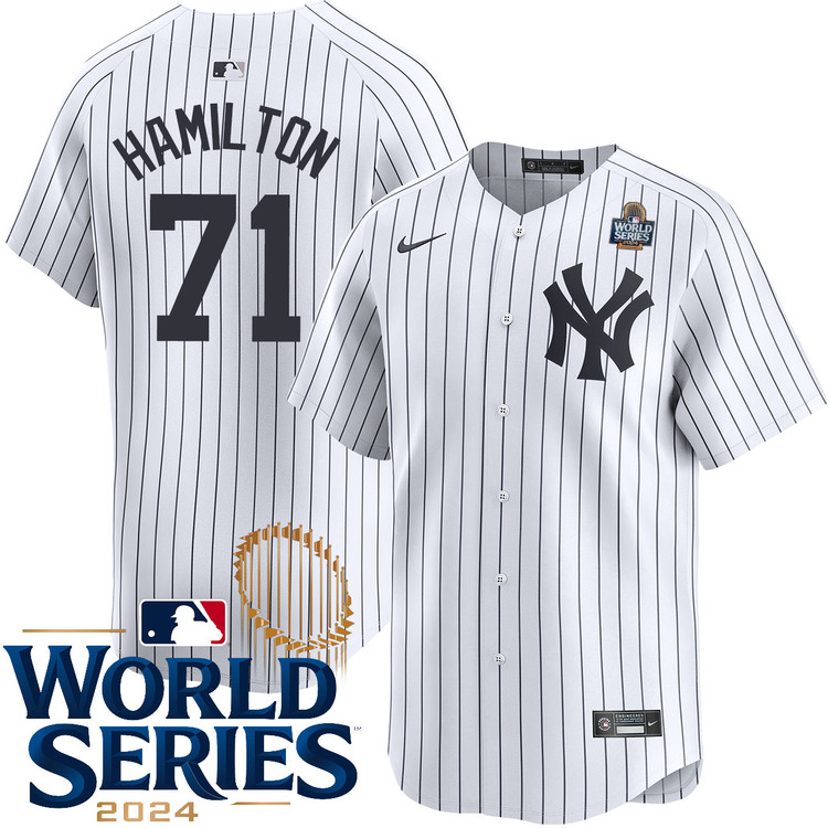 Ian Hamilton New York Yankees Youth Home Limited World Series Jersey