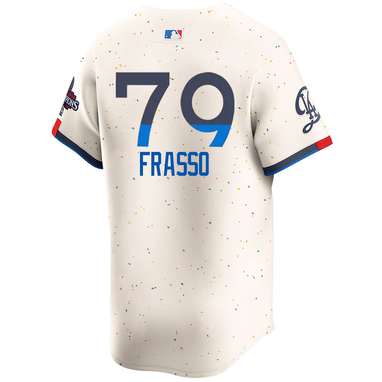 Nick Frasso Los Angeles Dodgers City Connect Limited World Series Champions Jersey