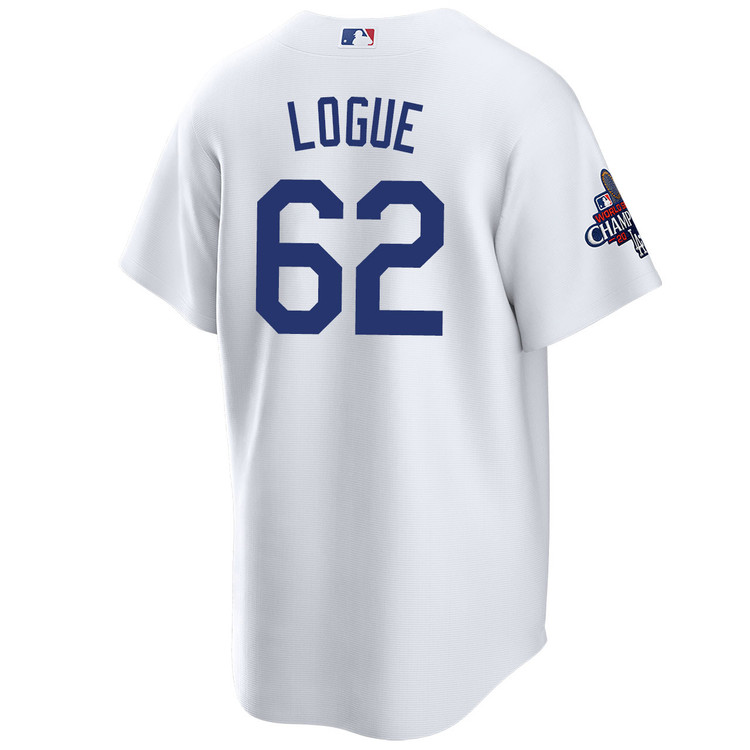 Zach Logue Los Angeles Dodgers Home World Series Champions Jersey