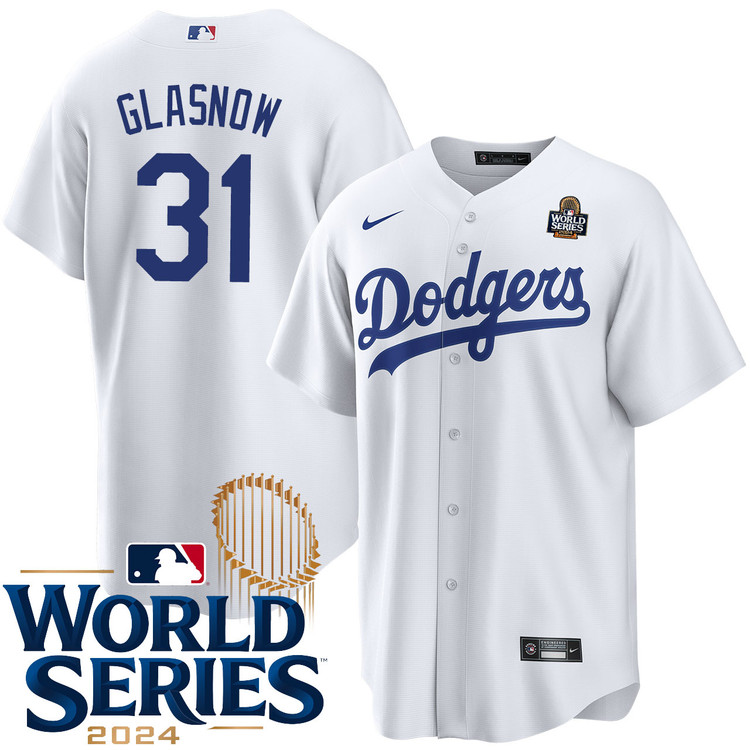 Tyler Glasnow Los Angeles Dodgers Home World Series Jersey