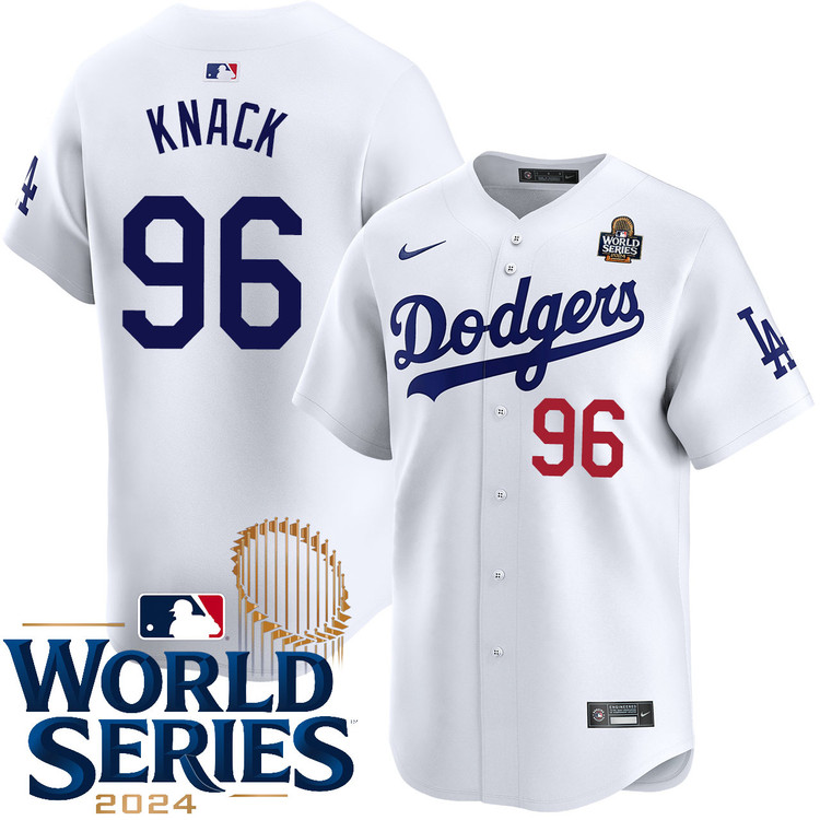 Landon Knack Los Angeles Dodgers Youth Home Limited World Series Jersey