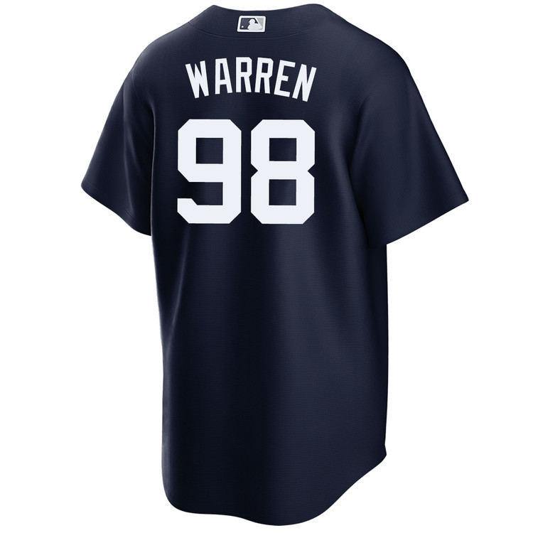 Will Warren New York Yankees Alternate Navy World Series Jersey
