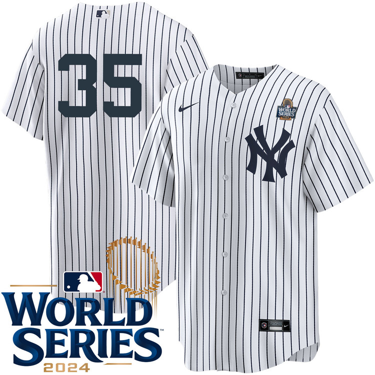 Clay Holmes New York Yankees Youth Home Player World Series Jersey