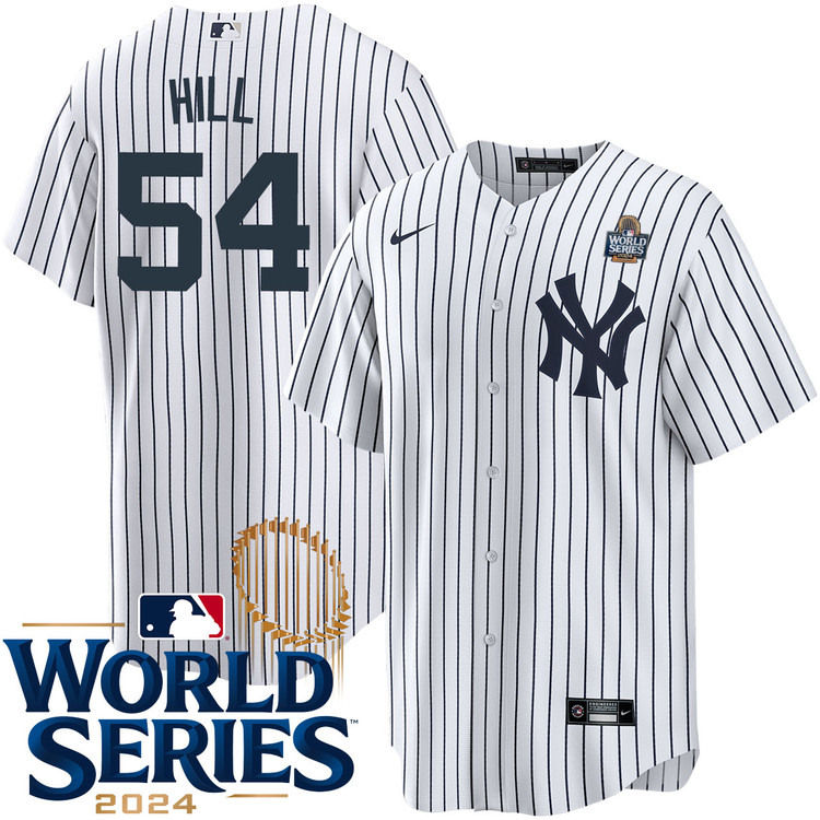 Tim Hill New York Yankees Home World Series Jersey