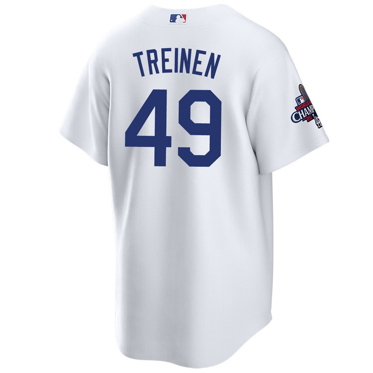 Blake Treinen Los Angeles Dodgers Youth Home World Series Champions Jersey