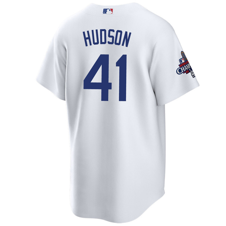 Daniel Hudson Los Angeles Dodgers Youth Home World Series Champions Jersey