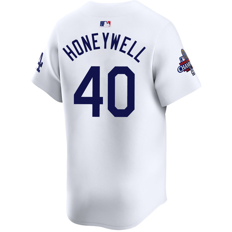 Brent Honeywell Los Angeles Dodgers Youth Home Limited World Series Champions Jersey