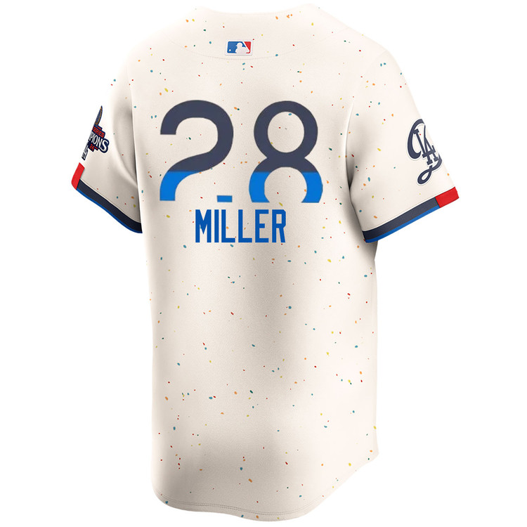 Bobby Miller Los Angeles Dodgers City Connect Limited World Series Champions Jersey