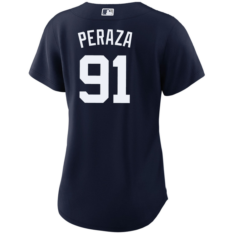 Oswald Peraza New York Yankees Women's Alternate Navy World Series Jersey