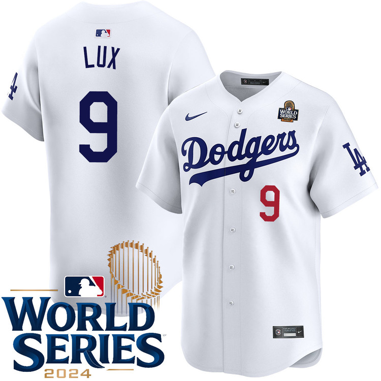 Gavin Lux Los Angeles Dodgers Home Limited World Series Jersey