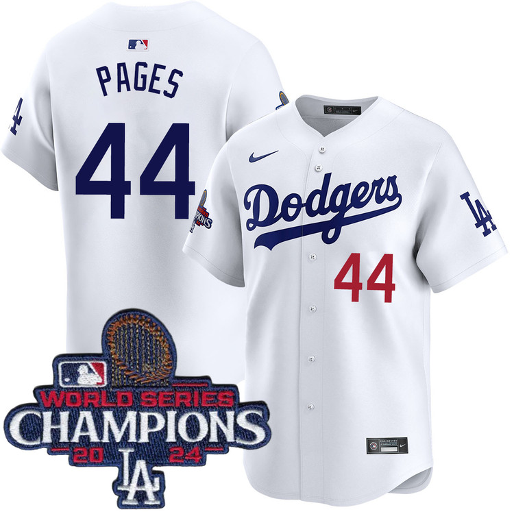 Andy Pages Los Angeles Dodgers Youth Home Limited World Series Champions Jersey