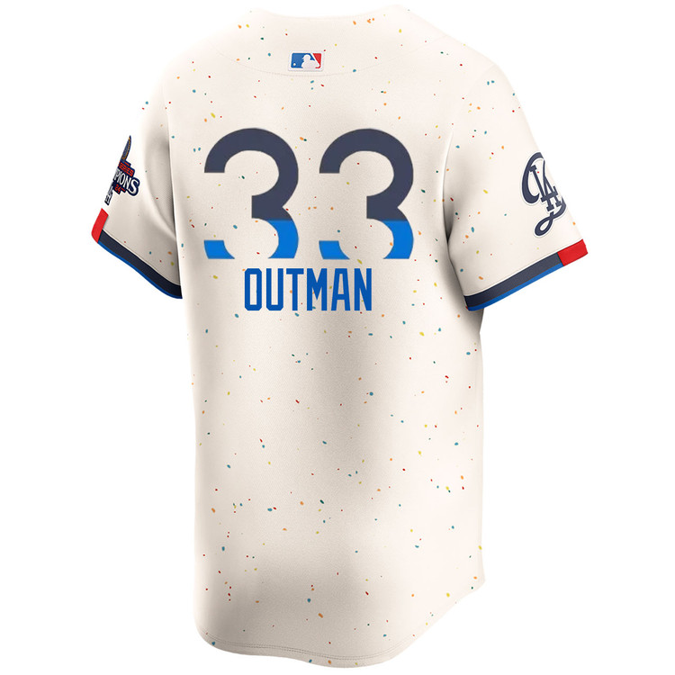 James Outman Los Angeles Dodgers City Connect Limited World Series Champions Jersey