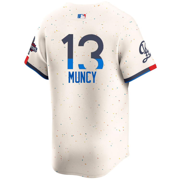 Max Muncy Los Angeles Dodgers City Connect Limited World Series Champions Jersey