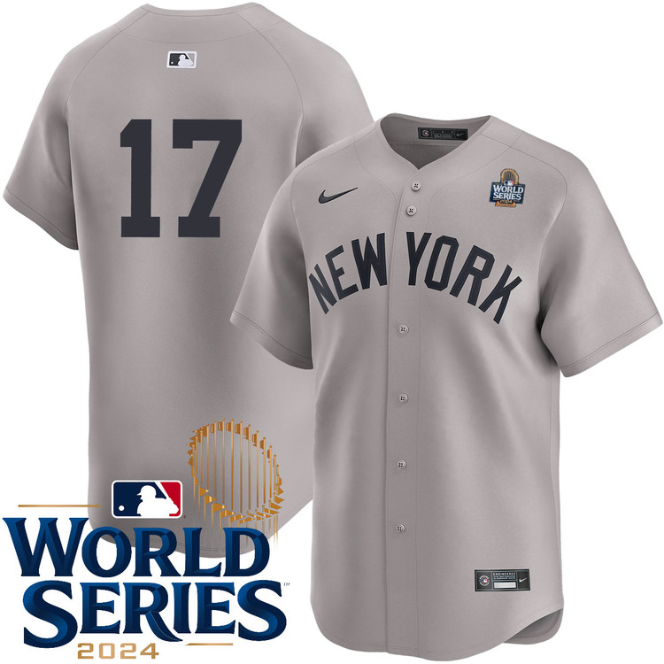 Aaron Boone New York Yankees Road Limited Player World Series Jersey