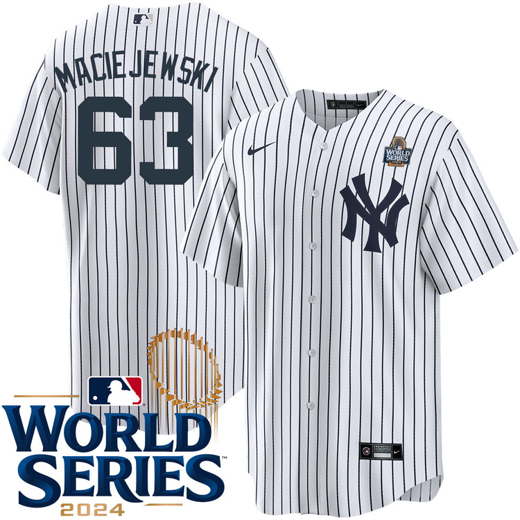 Josh Maciejewski New York Yankees Home World Series Jersey