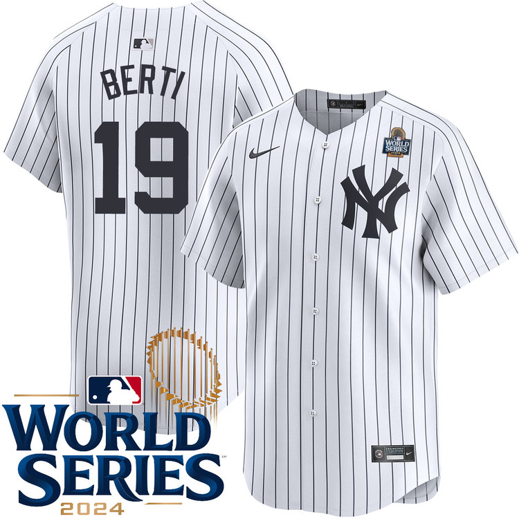 Jon Berti New York Yankees Home Limited World Series Jersey