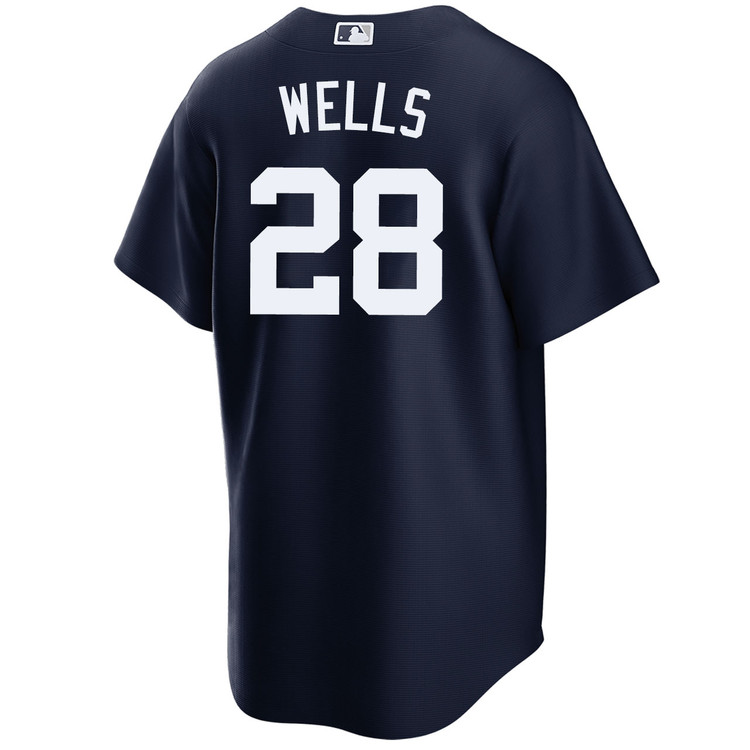 Austin Wells New York Yankees Alternate Navy World Series Jersey