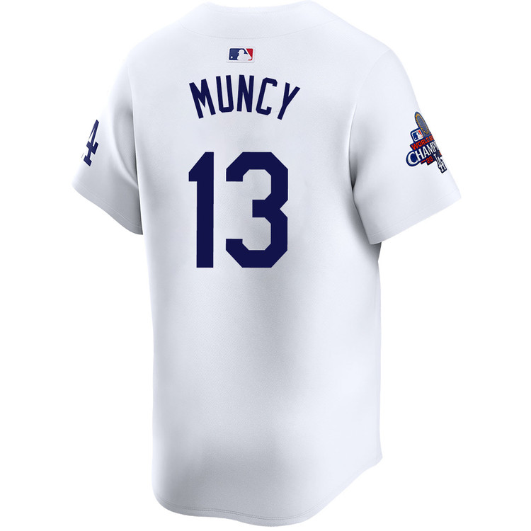 Max Muncy Los Angeles Dodgers Youth Home Limited World Series Champions Jersey