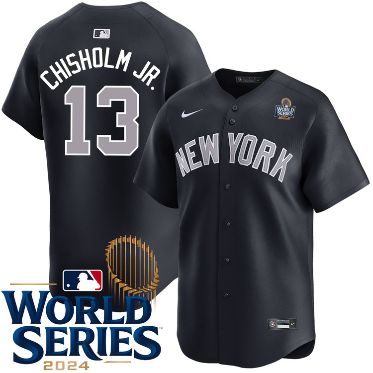 Jazz Chisholm Jr. New York Yankees Alternate Road Limited World Series Jersey