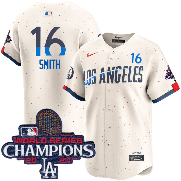 Will Smith Los Angeles Dodgers City Connect Limited World Series Champions Jersey