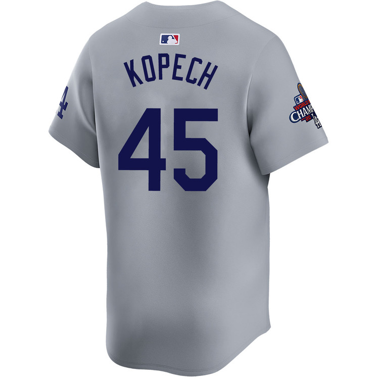 Michael Kopech Los Angeles Dodgers Alternate Road Limited World Series Champions Jersey