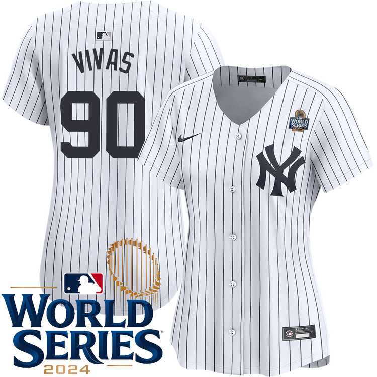 Jorbit Vivas New York Yankees Women's Home Limited World Series Jersey