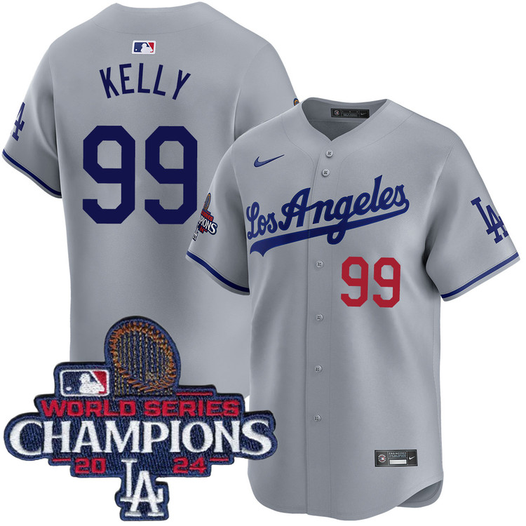 Joe Kelly Los Angeles Dodgers Road Limited World Series Champions Jersey