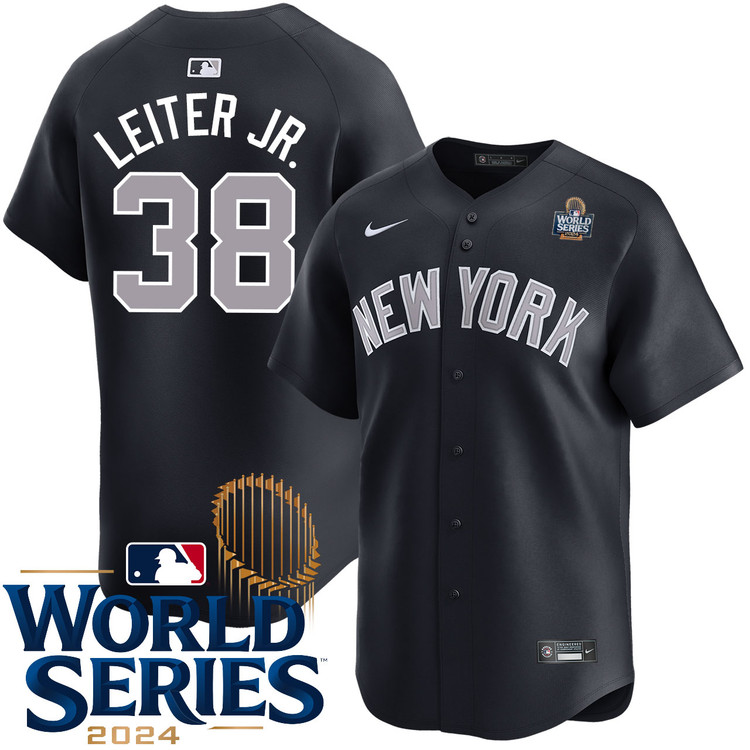 Mark Leiter Jr. New York Yankees Alternate Road Limited World Series Jersey