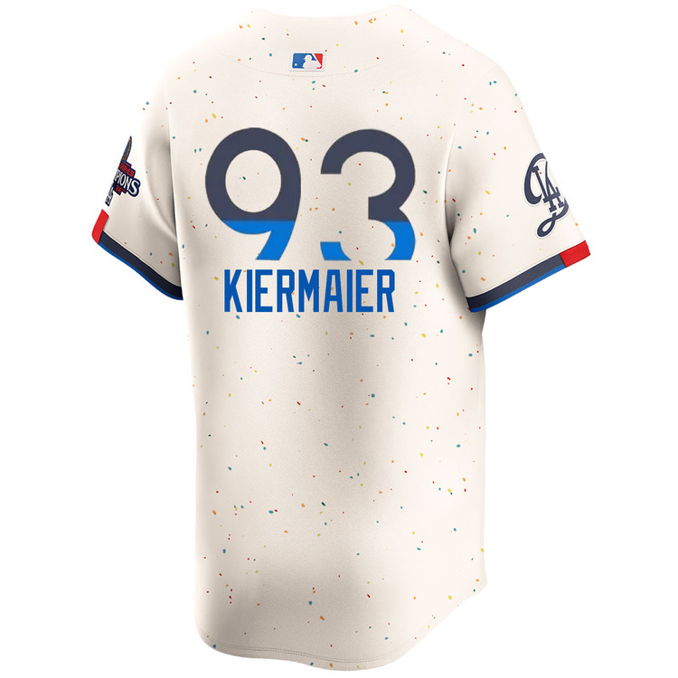 Kevin Kiermaier Los Angeles Dodgers City Connect Limited World Series Champions Jersey