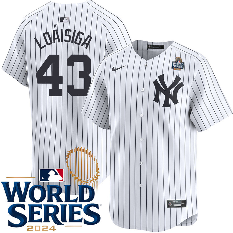 Jonathan Loaisiga New York Yankees Youth Home Limited World Series Jersey