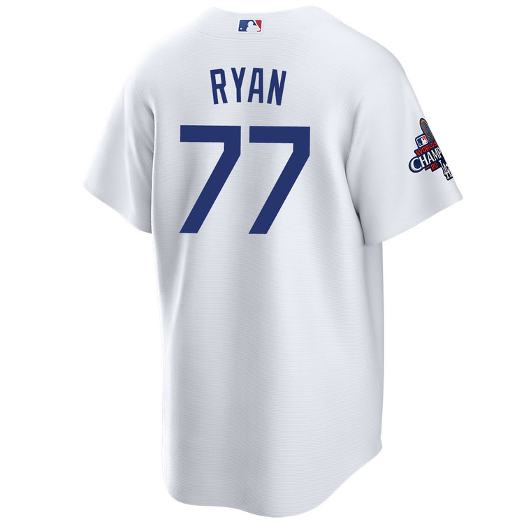 River Ryan Los Angeles Dodgers Home World Series Champions Jersey