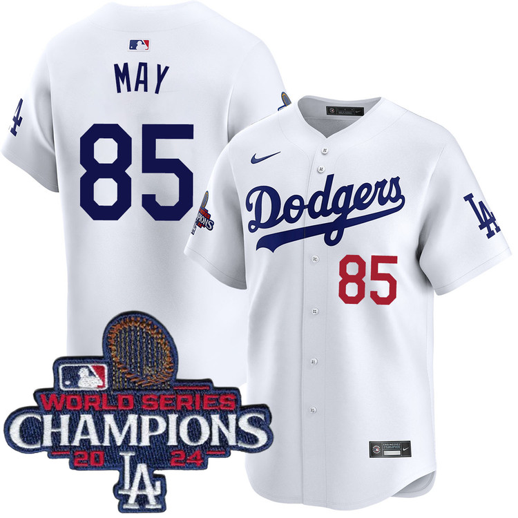 Dustin May Los Angeles Dodgers Youth Home Limited World Series Champions Jersey