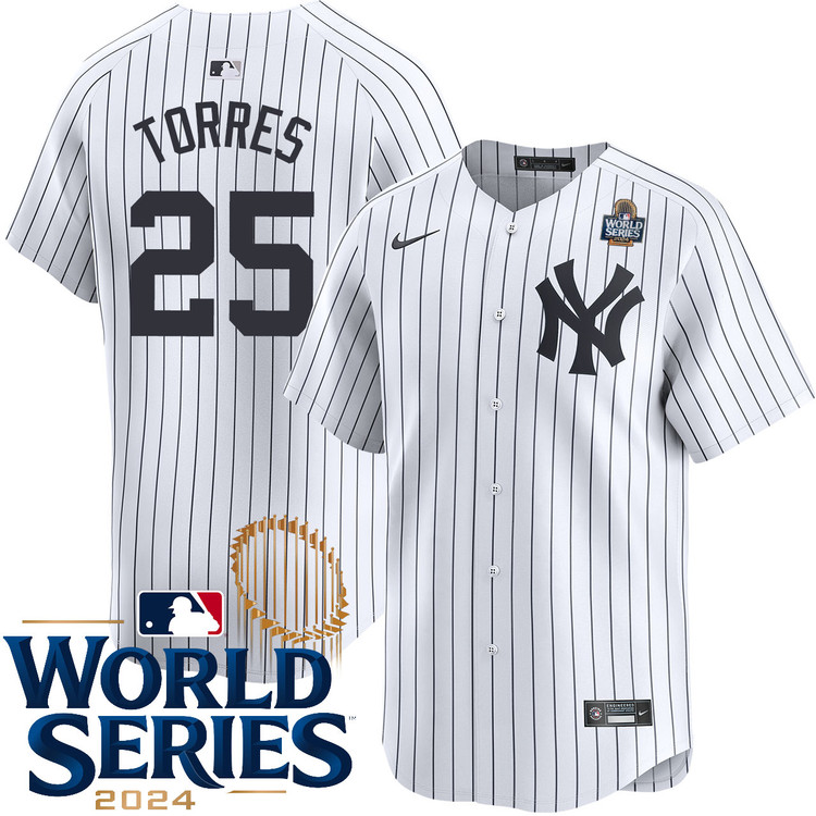 Gleyber Torres New York Yankees Youth Home Limited World Series Jersey