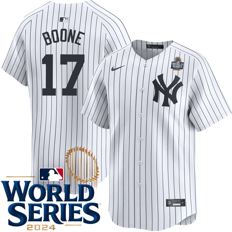 Aaron Boone New York Yankees Home Limited World Series Jersey
