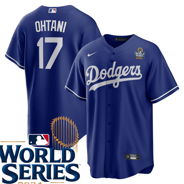 Shohei Ohtani Los Angeles Dodgers Royal Alternate World Series Jersey