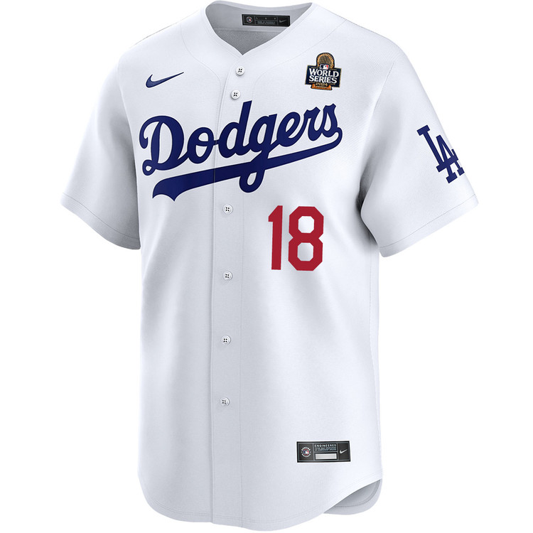 Yoshinobu Yamamoto Los Angeles Dodgers Youth Home Limited World Series Jersey