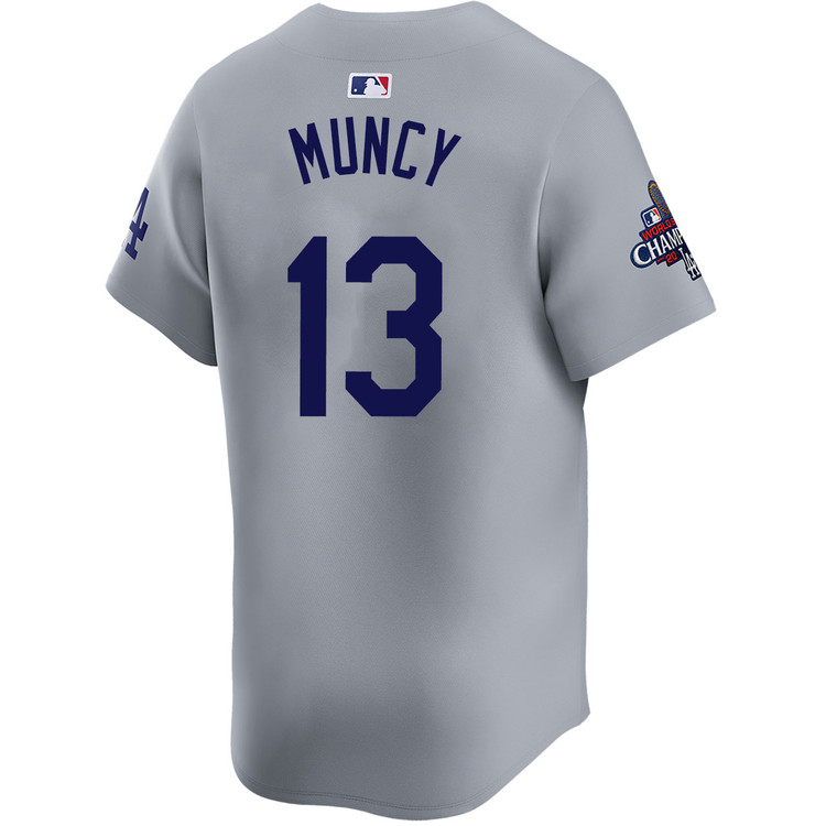 Max Muncy Los Angeles Dodgers Alternate Road Limited World Series Champions Jersey