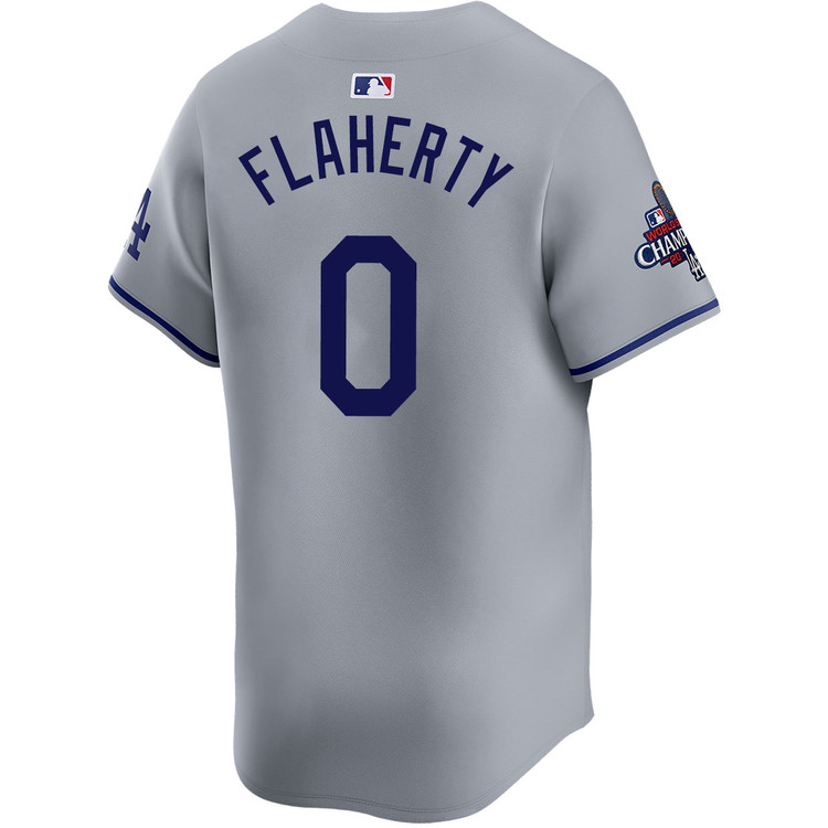 Jack Flaherty Los Angeles Dodgers Road Limited World Series Champions Jersey