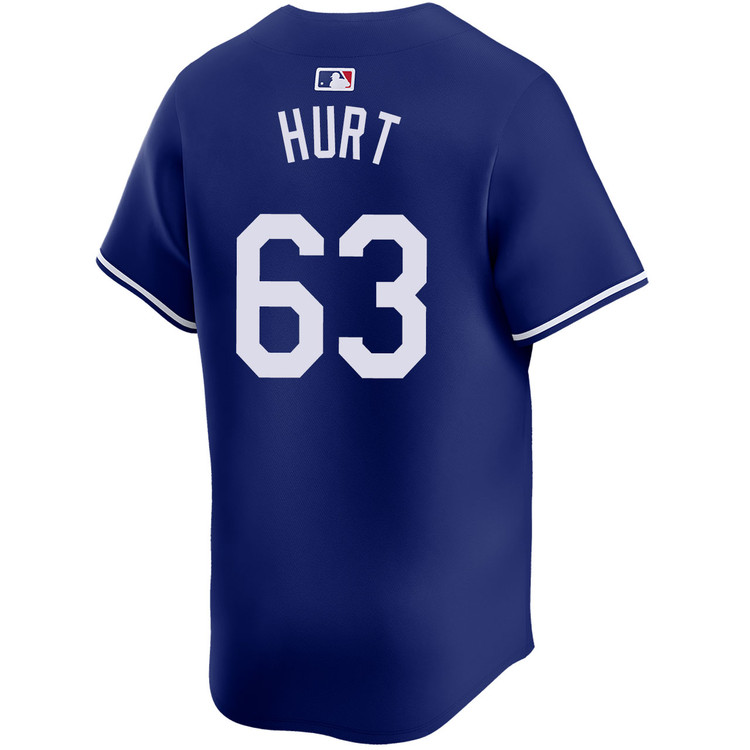 Kyle Hurt Los Angeles Dodgers Alternate Royal Limited World Series Jersey