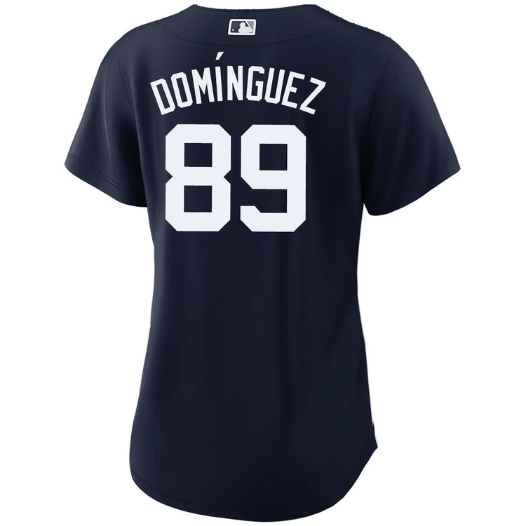 Jasson Dominguez New York Yankees Women's Alternate Navy World Series Jersey