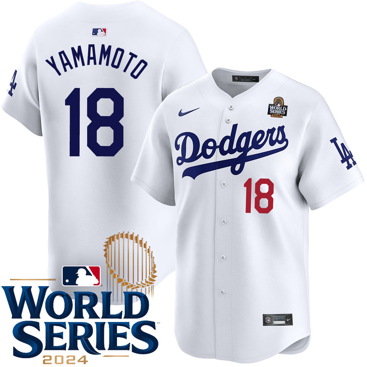 Yoshinobu Yamamoto Los Angeles Dodgers Youth Home Limited World Series Jersey