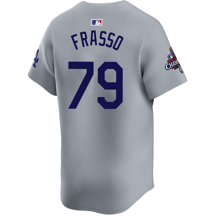 Nick Frasso Los Angeles Dodgers Alternate Road Limited World Series Champions Jersey