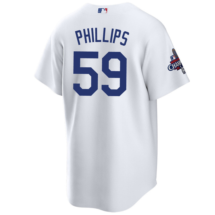 Evan Phillips Los Angeles Dodgers Youth Home World Series Champions Jersey