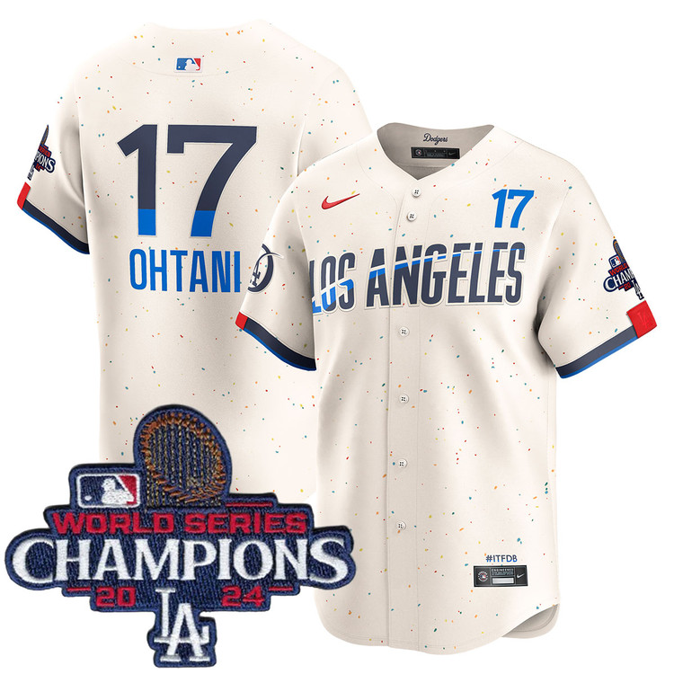 Shohei Ohtani Los Angeles Dodgers 2024 City Connect Limited World Series Champions Jersey